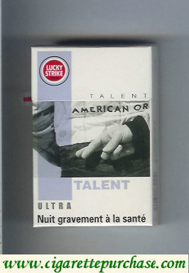 Lucky Strike Ultra Talent cigarettes hard box